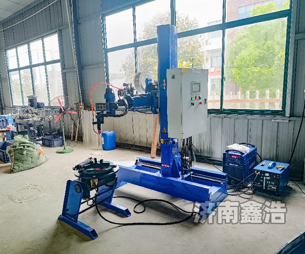分體式氬弧自動焊，環(huán)縫焊接通孔設計，提高效率